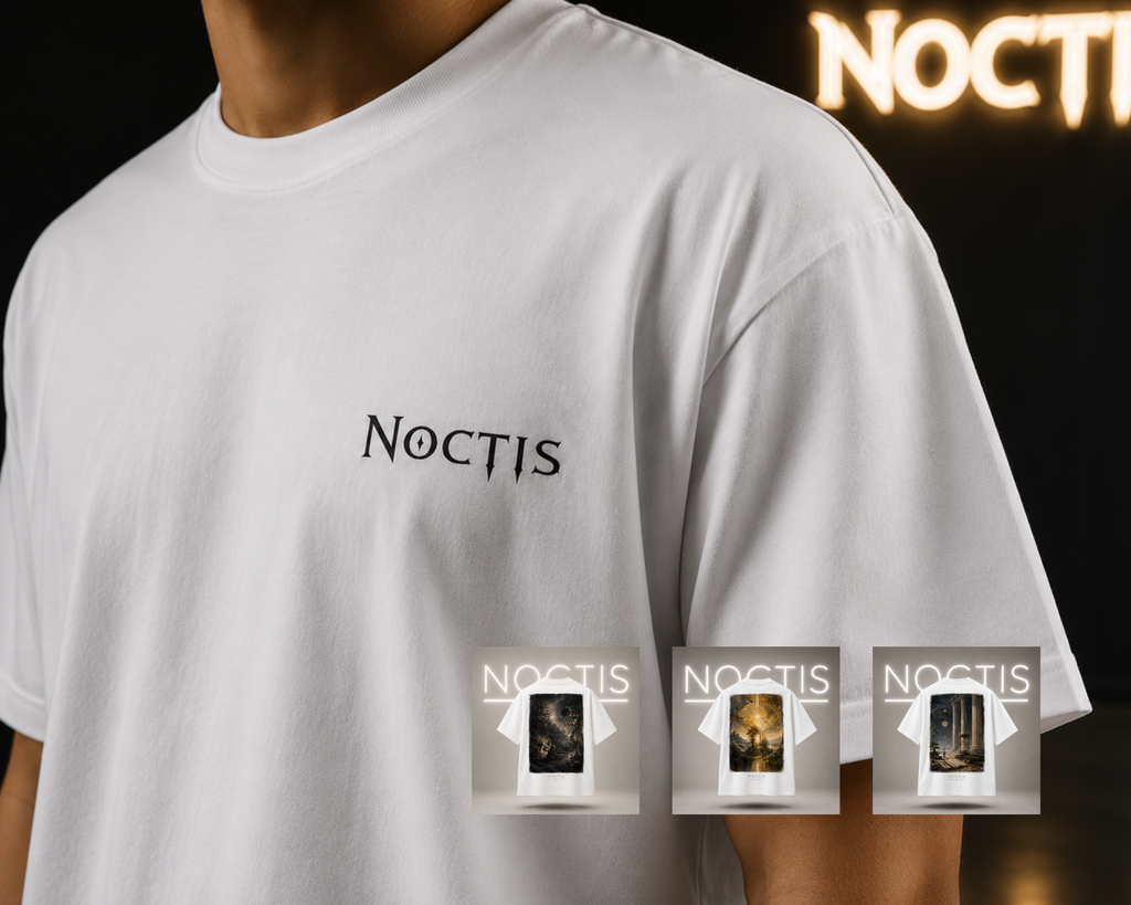 T-shirt Blanc Noctis | Collection 3 Temps