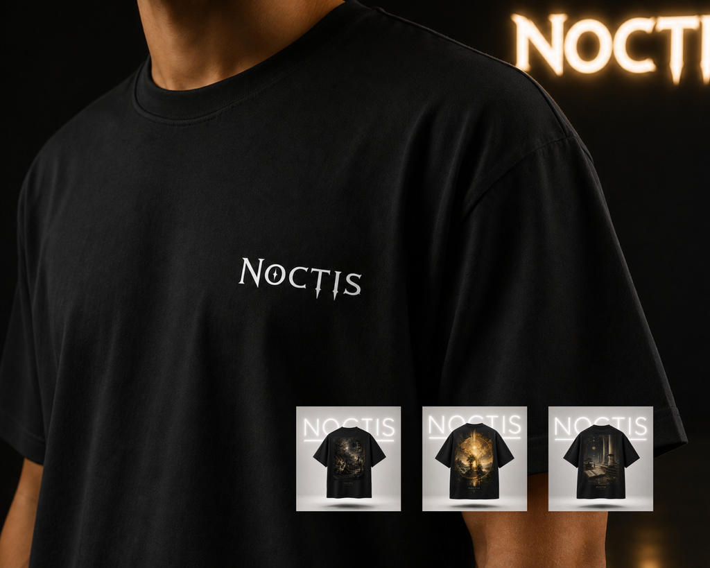T-shirt Noir Noctis | Collection 3 Temps
