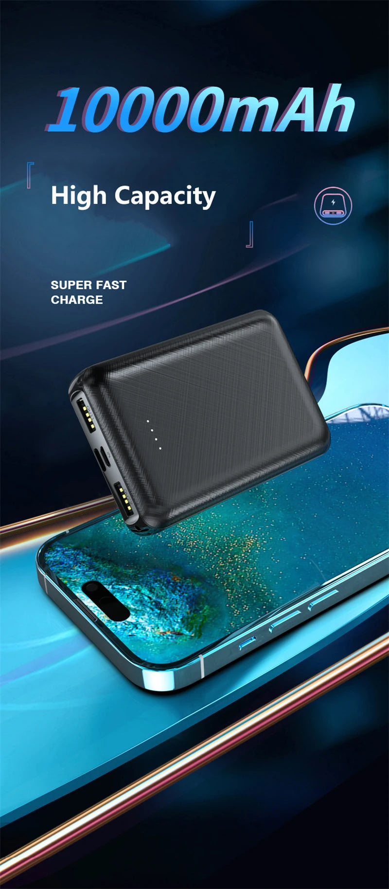 Mini Power Bank 20000mAh 5V 2A