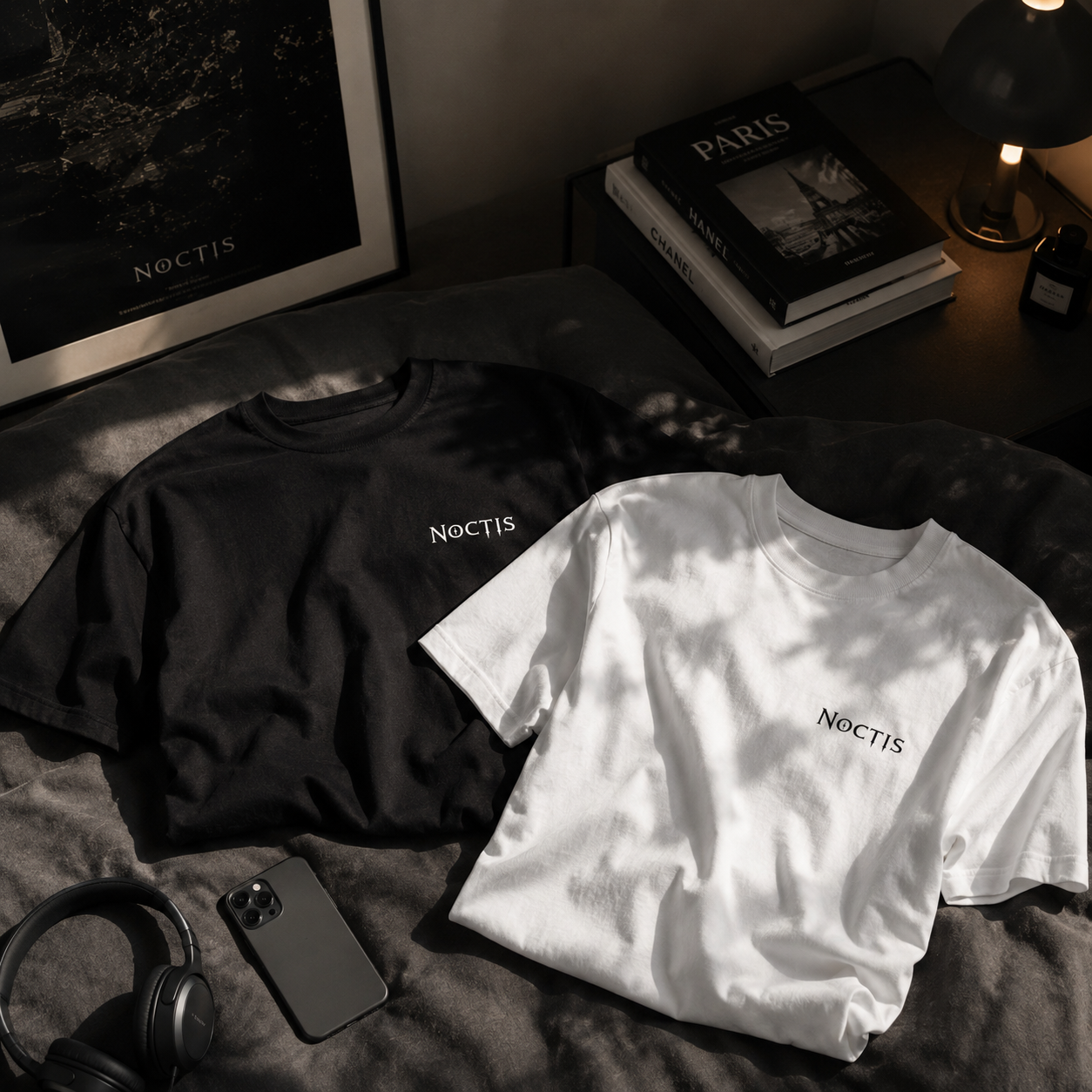 T-shirt Blanc Noctis | Collection 3 Temps