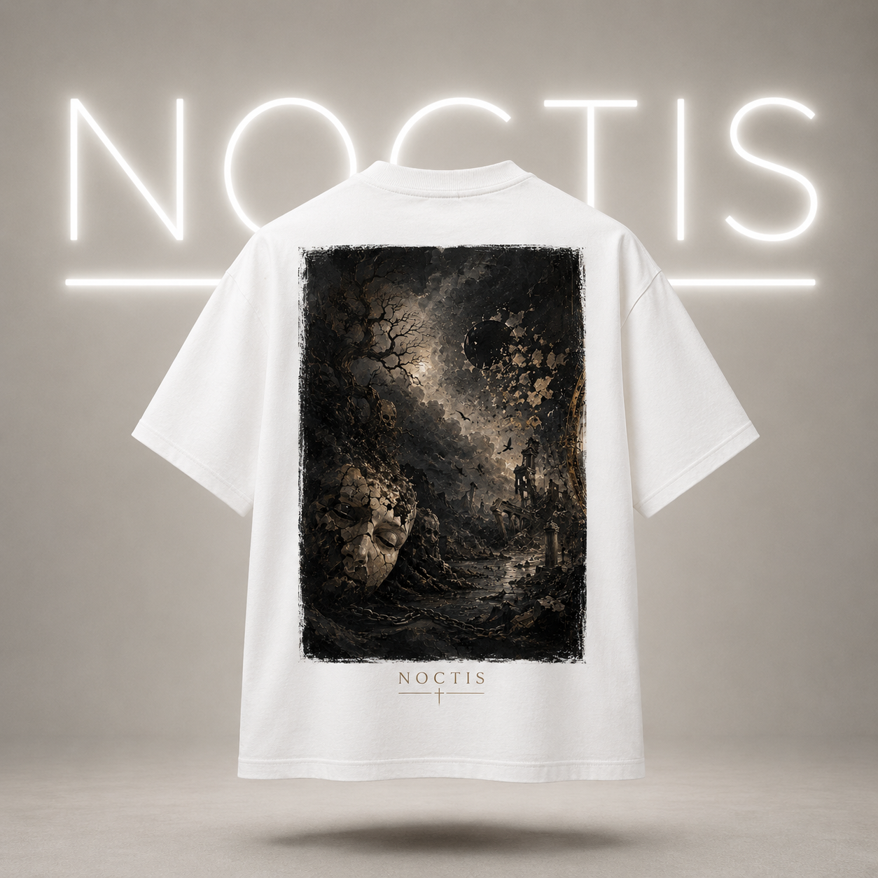 T-shirt Blanc Noctis | Collection 3 Temps