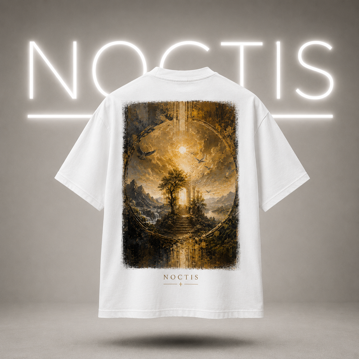 T-shirt Blanc Noctis | Collection 3 Temps
