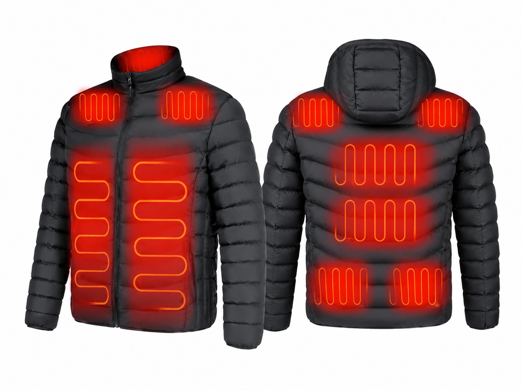 Doudoune Chauffante  9 ou 11 Zones Chauffantes – Homme USB | 3 Niveaux de Chauffe